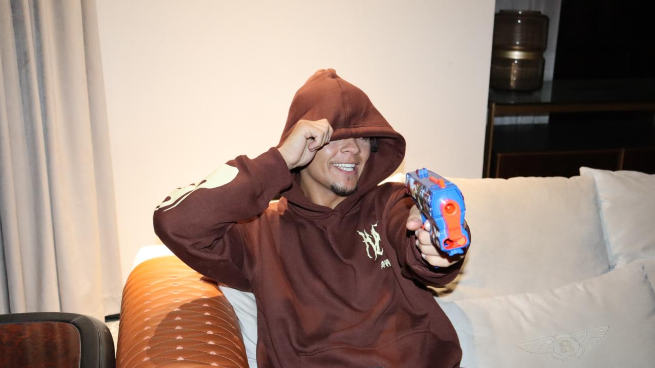 BROWN HOODIE